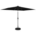 PARASOL OGRODOWY Z LED-OWYMI LAMPKAMI 200X300CM POLIESTER