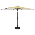 PARASOL OGRODOWY Z LED-OWYMI LAMPKAMI 200X300CM POLIESTER