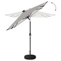 PARASOL OGRODOWY Z LED-OWYMI LAMPKAMI 200X300CM POLIESTER