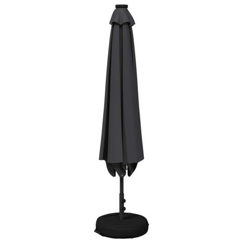 PARASOL OGRODOWY Z LED-OWYMI LAMPKAMI 230X230CM POLIESTER