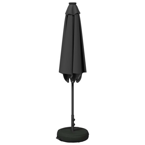 PARASOL OGRODOWY Z OŚWIETLENIEM LED I PODSTAWĄ 2,7 X 2,7 M