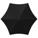 PARASOL OGRODOWY Z LED-OWYMI LAMPKAMI 300X300CM POLIESTER