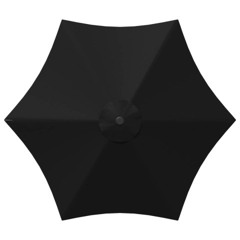 PARASOL OGRODOWY Z LED-OWYMI LAMPKAMI 300X300CM POLIESTER