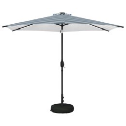 PARASOL OGRODOWY Z LED-OWYMI LAMPKAMI 300X300CM POLIESTER