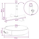 PODSTAWA DO PARASOLA NA PATIO 50X50CM STAL CZARNY