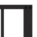 VidaXL Bramka dla psa 2 pcs Czarny 100 x 80 cm Stal Galwanizowana