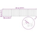 VidaXL Bramka dla psa 4 pcs Czarny 100 x 80 cm Stal Galwanizowana