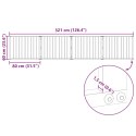 VidaXL Bramka dla psa 4 pcs Czarny 80 x 60 cm Stal Galwanizowana