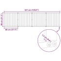 VidaXL Bramka dla psa 4 pcs Czarny 80 x 80 cm Stal Galwanizowana