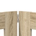 VidaXL Bramka dla psów z podpórkami 4 pcs dąb Sonoma 100 x 80 cm
