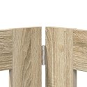 VidaXL Bramka dla psów z podpórkami 6 pcs dąb Sonoma 100 x 60 cm