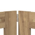 VidaXL Bramka dla psów z podpórkami 8 pcs Dąb artisan 60 x 60 cm