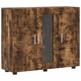 VidaXL Drewniana szafka Dąb wędzony 88,5 x 30,5 x 73 cm