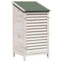 VidaXL Shed ogrodowy Biały 59 x 56 x 113,5 cm Drewno Świerkowe