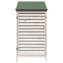 VidaXL Shed ogrodowy Biały 59 x 56 x 113,5 cm Drewno Świerkowe