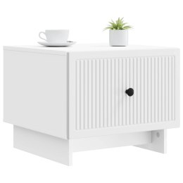 VidaXL Stolik kawowy Biały 49 x 50 x 40 cm Drewno inżynieryjne