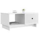 VidaXL Stolik kawowy Biały 90 x 50 x 40 cm Drewno inżynieryjne