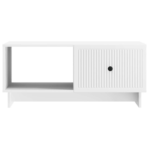 VidaXL Stolik kawowy Biały 90 x 50 x 40 cm Drewno inżynieryjne