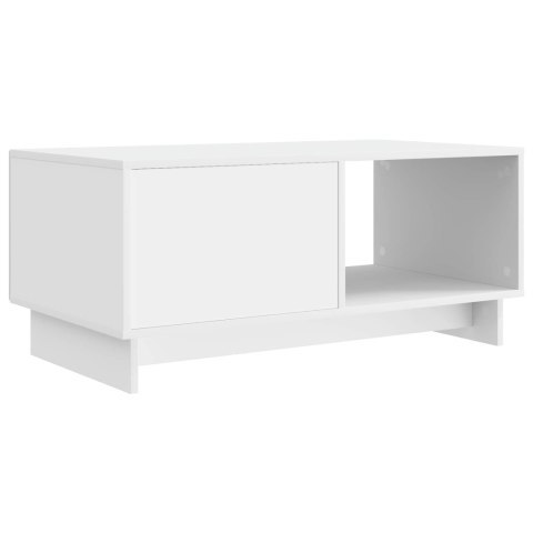 VidaXL Stolik kawowy Biały 90 x 50 x 40 cm Drewno inżynieryjne