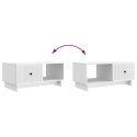 VidaXL Stolik kawowy Biały 90 x 50 x 40 cm Drewno inżynieryjne