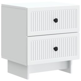 VidaXL Szafka Nocna Biały 43 x 34,5 x 47,5 cm Drewno inżynieryjne