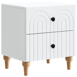 VidaXL Szafka Nocna Biały 43 x 34,5 x 48 cm Drewno inżynieryjne