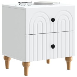 VidaXL Szafka Nocna Biały 43 x 34,5 x 48 cm Drewno inżynieryjne