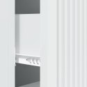 VidaXL Szafka z Szufladami Biały 33 x 34,5 x 90 cm Drewno inżynieryjne