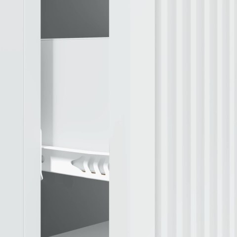 VidaXL Szafka z Szufladami Biały 33 x 34,5 x 90 cm Drewno inżynieryjne