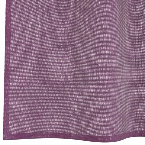 VidaXL Zasłony woalowe z pętelkami 2 szt. Fioletowe 140x140 cm