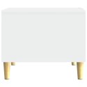 VidaXL Stolik kawowy Biały 50 x 49 x 40 cm Drewno inżynieryjne