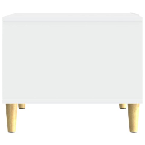 VidaXL Stolik kawowy Biały 50 x 49 x 40 cm Drewno inżynieryjne