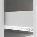 VidaXL Stolik kawowy Biały 50 x 49 x 40 cm Drewno inżynieryjne