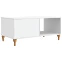VidaXL Stolik kawowy Biały 90 x 50 x 40 cm Drewno inżynieryjne