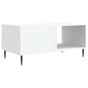 VidaXL Stolik kawowy Biały 90 x 50 x 40 cm Drewno inżynieryjne