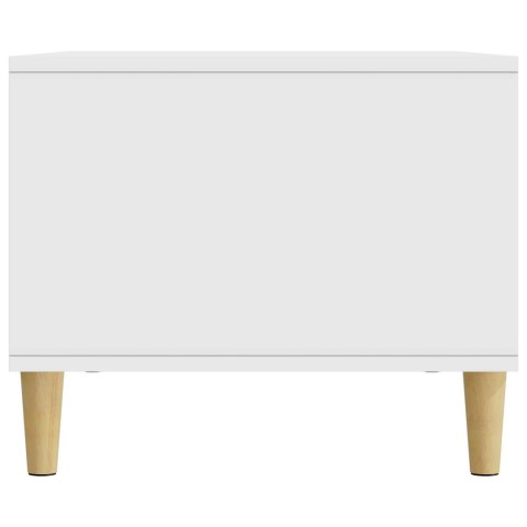 VidaXL Stolik kawowy Biały 90 x 50 x 40 cm Drewno inżynieryjne