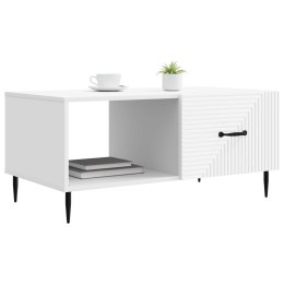 VidaXL Stolik kawowy Biały 90 x 50 x 40 cm Drewno inżynieryjne