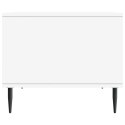 VidaXL Stolik kawowy Biały 90 x 50 x 40 cm Drewno inżynieryjne