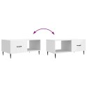 VidaXL Stolik kawowy Biały 90 x 50 x 40 cm Drewno inżynieryjne