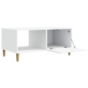 VidaXL Stolik kawowy Biały 90 x 50 x 40 cm Drewno inżynieryjne