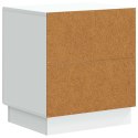 VidaXL Stolik nocny Biały 43 x 34,5 x 47 cm Drewno inżynieryjne