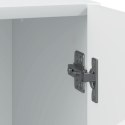 VidaXL Stolik nocny Biały 43 x 34,5 x 47 cm Drewno inżynieryjne