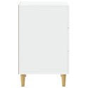 VidaXL Stolik nocny Biały 43 x 39,5 x 66,5 cm Drewno inżynieryjne