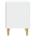 VidaXL Stolik nocny Biały 62 x 34,5 x 48 cm Drewno inżynieryjne
