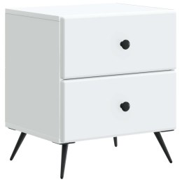 VidaXL Szafka Nocna Biały 43 x 34,5 x 47,5 cm Drewno inżynieryjne