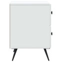 VidaXL Szafka Nocna Biały 43 x 34,5 x 47,5 cm Drewno inżynieryjne