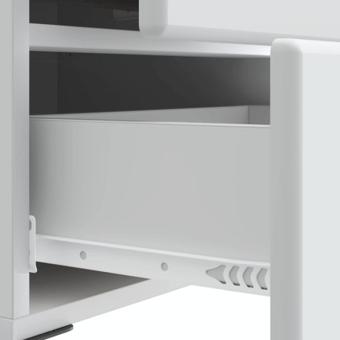 VidaXL Szafka Nocna Biały 43 x 34,5 x 47,5 cm Drewno inżynieryjne