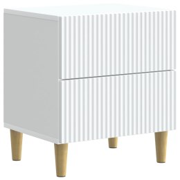 VidaXL Szafka Nocna Biały 43 x 34,5 x 48 cm Drewno inżynieryjne