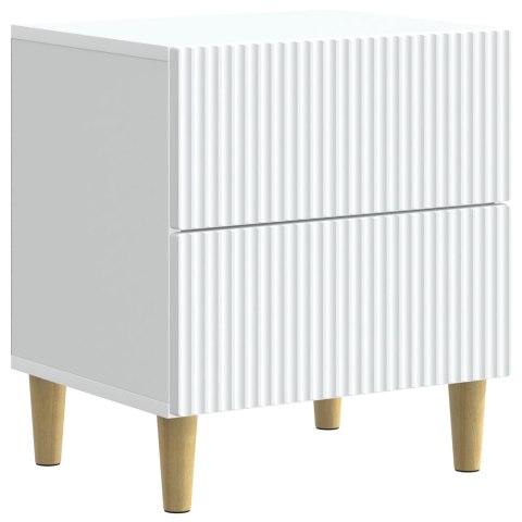 VidaXL Szafka Nocna Biały 43 x 34,5 x 48 cm Drewno inżynieryjne