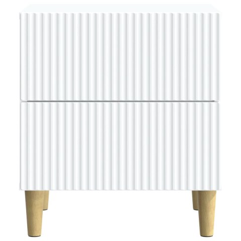 VidaXL Szafka Nocna Biały 43 x 34,5 x 48 cm Drewno inżynieryjne